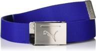 👔 bright white reversible men's accessories belts by puma golf logo