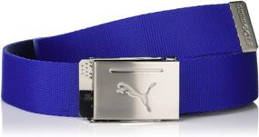 img 4 attached to 👔 Bright White Reversible Men's Accessories Belts by Puma Golf