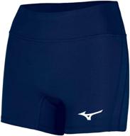 mizuno womens elevated inseam volleyball sports & fitness and cycling logo