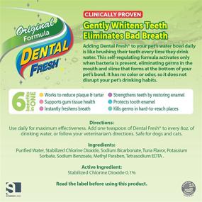 img 3 attached to Dental Fresh Water Additive for Cats - Original Formula 8 oz: Effective Bad Breath Treatment & Teeth Whitening, Enhances Oral Health