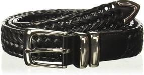 img 3 attached to Perry Ellis Portfolio Braided Luggage Men's Accessories for Belts
