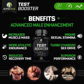 img 2 attached to 💪 Alpha Plus Test Booster: Boost Muscle Mass & Performance with Improved 60 Capsule Formula
