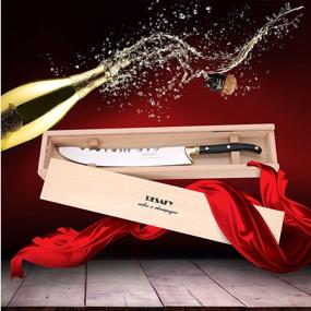img 3 attached to Resafy Champagne Sabre Opener Wooden