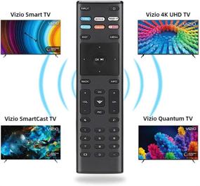 img 3 attached to UNOCAR Remote Control for Vizio Smart TV XRT-136 and Vizio Smart TV Quantum 4K UHD HDTV SmartCast - Compatible with Vizio D E M P V Series LED LCD TVs - Works with 24-75 inch TV models including Netflix, Vudu, Amazon