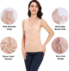 img 1 attached to Joyshaper Womens Thermal Underwear Sleeveless Women's Clothing