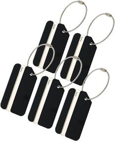 img 4 attached to 🧳 CPACC Aluminum Luggage Holders Identifier: Stylish and Durable Travel Companion