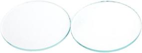 img 1 attached to 🔍 Forney 56901 Lens Replacement Eye Pieces: 50MM Round Clear Lenses