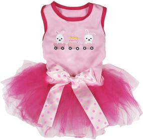 img 2 attached to 🐰 Petitebella Bunny Egg Train Puppy Dog Dress" - >> "Petitebella Bunny Egg Train Dress for Puppy Dogs