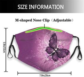 img 3 attached to Qhui Night Purple Colorful Butterfly