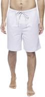 twin woven cotton lounge shorts logo