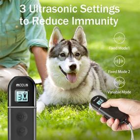 img 2 attached to MODUS Anti-Barking Device with 3 Ultrasonic Modes - Effective Dog Training, Rechargeable via USB, LCD Display - Control Range of 16.4 Ft - Perfect for Outdoor and Indoor Use