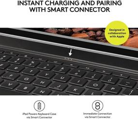 img 2 attached to 🔲 Logitech CREATE Backlit Keyboard Case with Smart Connector for iPad Pro 9.7" - Enhanced SEO, Black