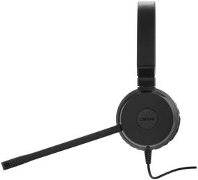 img 3 attached to Jabra Evolve 20 SE UC Stereo Headset with Passive Noise Cancellation - Unified Communications Headphones for VoIP Softphone – USB-A Cable with Controller (Black)