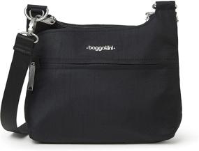 img 4 attached to Baggallini Anti Theft Charter Crossbody Black