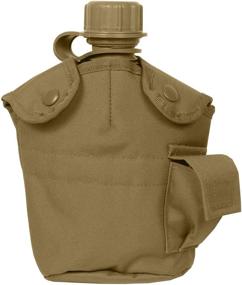 img 1 attached to Rothco Gi Style Molle Canteen Cover 🏕️ in Coyote: Efficient and Practical Gear for Outdoor Enthusiasts