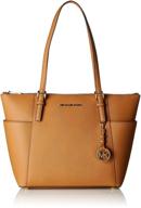 chic and stylish michael michael kors trapeze tote: black women's handbags & wallets logo