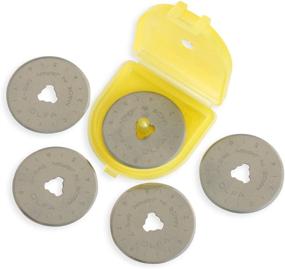 img 3 attached to OLFA Rotary Blade Refills 28mm 5/Pkg - Stay Sharp with High-Quality Replacement Blades