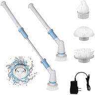 🔌 dnosim electric spin scrubber - cordless grout cleaner | 360 power bathroom brush with 3 replaceable rotating heads | adjustable extension handle for floor, sink, bathtub, toilet - improve seo! logo