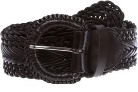 img 3 attached to 👩 Womens Braided Woven Round Leather: Chic Accessory for Women