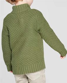 img 1 attached to 👕 Makkrom Boys' Turtleneck Pullover Sweaters: Comfortable and Stylish Clothing for All-Day Comfort