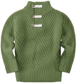 img 4 attached to 👕 Makkrom Boys' Turtleneck Pullover Sweaters: Comfortable and Stylish Clothing for All-Day Comfort