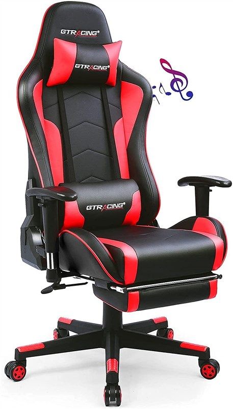 gtracing footrest bluetooth chair【patented ergonomic 로고