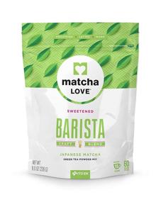 img 4 attached to 🍵 Premium Sweetened Matcha Love Green Tea Powder Packet - 8 Ounce