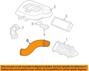 img 2 attached to 🔧 Genuine GM 15865168 Air Intake Duct, Front - Top Quality Product for Optimal Performance