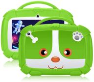 📱 padgene kids tablet 7 inch - android 9.0, parental control, kids mode, wifi tablet with learning games, camera, ips hd display, 1gb+16gb, kid-proof case (green) logo