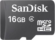 💾 enhanced search-optimized sandisk 16 gb class 4 microsdhc flash memory card logo