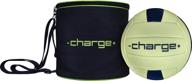 chargeball glow in the dark volleyball pro-kit: light up volleyball with led carrying & charging bag - durable, water & weather resistant volleyball for all ages - lasting glow without batteries логотип