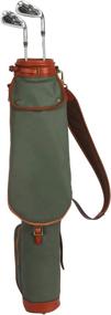 img 3 attached to 🏌️ Vintage Canvas and Leather Golf Club Carry Bags Travel Case by TOURBON