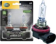 💡 hella h9 2.0tb высокопроизводительная лампа - 2 штуки для повышения эффективности освещения логотип