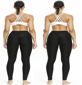 img 1 attached to 🍑 Penates Scrunch Butt Leggings: Lift, Tone, and Control in High-Waist Anti-Cellulite Yoga Pants for Women