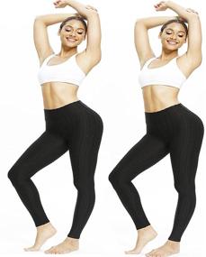 img 3 attached to 🍑 Penates Scrunch Butt Leggings: Lift, Tone, and Control in High-Waist Anti-Cellulite Yoga Pants for Women