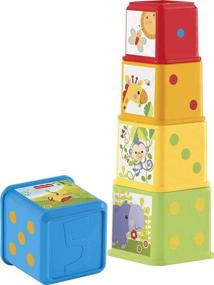 img 4 attached to 🧱 Fisher Price Stack And Explore Blocks: Building and Learning Fun for Kids!