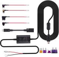 🔌 justech 10ft hard wire kit: effortless dash cam integration with mini/micro/micro2 fuse for 12v-24v to 5v power conversion logo