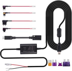 img 4 attached to 🔌 Justech 10ft Hard Wire Kit: Effortless Dash Cam Integration with Mini/Micro/Micro2 Fuse for 12V-24V to 5V Power Conversion