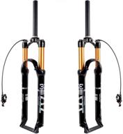 🚲 bolany mtb suspension fork - 26/27.5/29 inch air mountain bike fork, 100mm travel, straight/tapered tube, front suspension for gas powered mtb bicycles logo