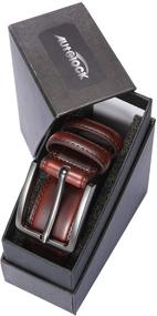 img 3 attached to Mens Belt Autolock Genuine Leather