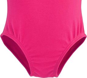 img 1 attached to 🩰 Dancina: Long Sleeve Cotton Leotard for Kids - Ballet & Gymnastics Wear (Ages 2-10)