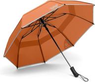 collapsible teflon coated withstand umbrellas and stick umbrellas - weatherman umbrella logo