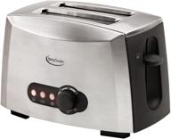 efficient and versatile betty crocker bc-1618c toaster: sleek brushed stainless steel design for 2-slice multifunctional toasting логотип