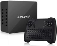 🖥️ мини-пк adloko windows 10 - 8 гб / 128 гб apollo lake j4205 dual hdmi - 2.5" hd мини-настольный компьютер с t16 мини-беспроводной клавиатурой логотип