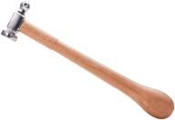 benecreat chasing hammer with comfortable wood handle - ideal for jewelry craft making, 3 ounces logo