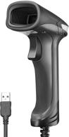 🔎 enhanced eyoyo usb qr 2d barcode scanner: handheld wired bar code reader for pdf417 & data matrix, ideal for mobile payment, pos systems & supermarket inventory management - plug and play with extra long usb cable logo