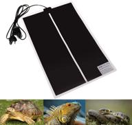 🔥 pesandy reptile heating pad - adjustable temperature 110v heat mat for reptiles tortoise snakes lizard gecko hermit crab turtle amphibians - removable under tank heat pad (7w/ 14w/ 20w) logo