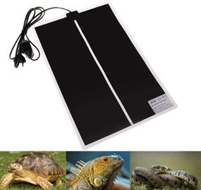 img 4 attached to 🔥 PeSandy Reptile Heating Pad - Adjustable Temperature 110V Heat Mat for Reptiles Tortoise Snakes Lizard Gecko Hermit Crab Turtle Amphibians - Removable Under Tank Heat Pad (7W/ 14W/ 20W)