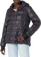 jessica simpson womens packable puffer logo