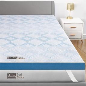 img 4 attached to BedStory Memory Mattress Removable Medium Firm